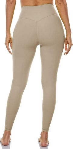 Ukaste Workout Leggings for Women 25" - High Waisted Yoga Tights Athletic Gym Active Pants in Kuwait