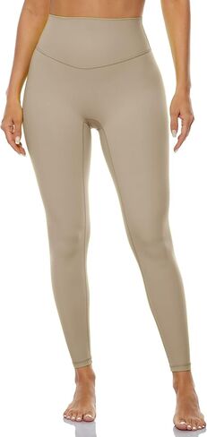 Ukaste Workout Leggings for Women 25" - High Waisted Yoga Tights Athletic Gym Active Pants in Kuwait