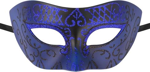 Coddsmz زوجين تنكر قناع فراشة قناع البندقية أقنعة ماردي غرا هالوين زي قناع تأثيري حفلة الكرة قناع معدني in Kuwait