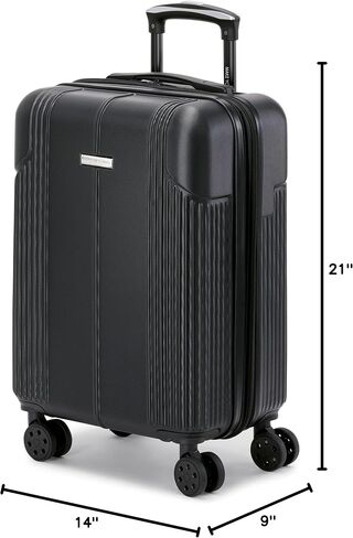 Marc New York Horizon 21" Upright Luggage, Black, Carry On in Saudi Arabia
