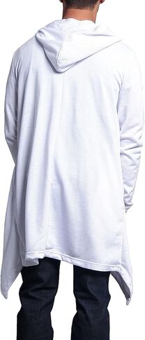 Victorious Men's Long Length Cloak Cardigan Hoodie in Kuwait