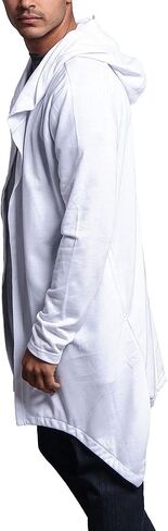 Victorious Men's Long Length Cloak Cardigan Hoodie in Kuwait