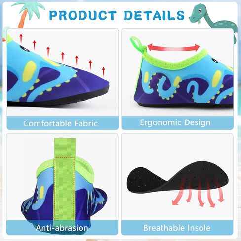 Water Shoes for Kid Outdoor Quick Dry Barefoot Aqua Socks for Sport Beach Swim Surf Lightweight Toddler Little Girl Boy in Saudi Arabia