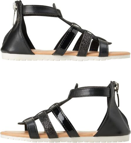 bebe Girls’ Sandals - Glitter Strap Gladiator Sandals (Toddler) in Saudi Arabia