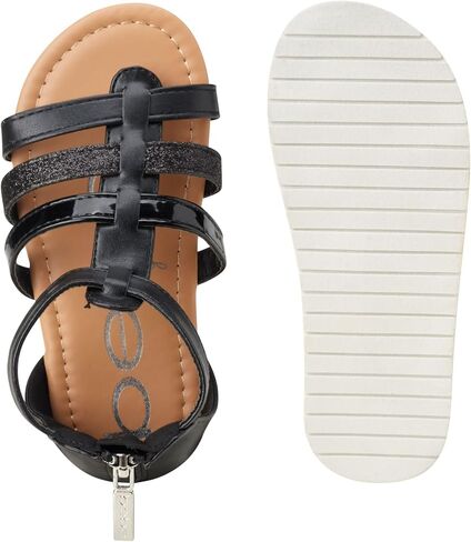 bebe Girls’ Sandals - Glitter Strap Gladiator Sandals (Toddler) in Saudi Arabia