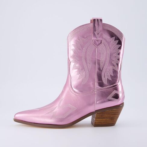 CUSHIONAIRE Women's Leon Western boot +Memory Foam, Wide Widths Available in Saudi Arabia