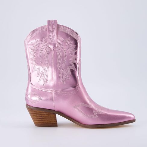 CUSHIONAIRE Women's Leon Western boot +Memory Foam, Wide Widths Available in Saudi Arabia
