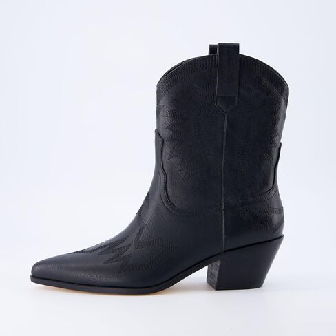 CUSHIONAIRE Women's Leon Western boot +Memory Foam, Wide Widths Available in Saudi Arabia