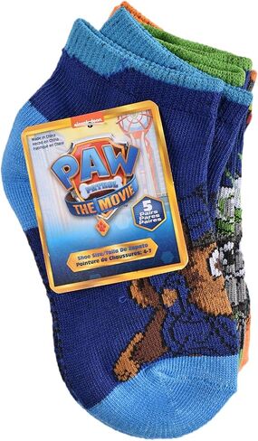 Paw Patrol Boys Quarter Socks, Blue, X-Small in Saudi Arabia