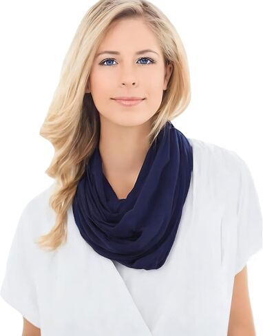 Premium Modal Jersey Knit Women's Infinity Scarf Loop Lightweight in Saudi Arabia