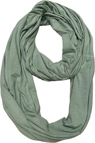 Premium Modal Jersey Knit Women's Infinity Scarf Loop Lightweight in Saudi Arabia