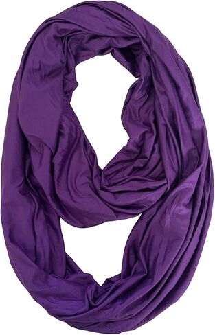 Premium Modal Jersey Knit Women's Infinity Scarf Loop Lightweight in Saudi Arabia