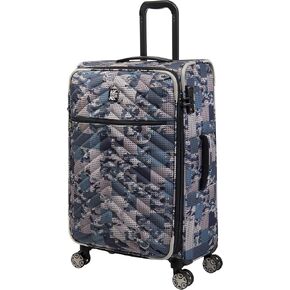 Britbag Eluder 28" Softside Checked 8 Wheel Expandable Spinner Set, Cool Blue Camo in Kuwait