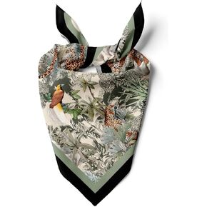 dscarf Womens Neck Scarf 21"x21" Small Square | Headband Scarf Ethnic Bandana Head Scarf Flowering Breathable Lightweight in Saudi Arabia
