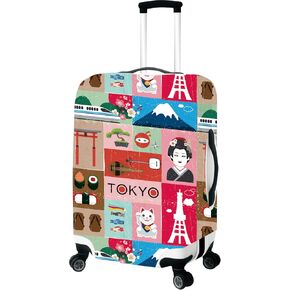Primeware Travel Luggage Cover Protector Suitcase Washable Cover High Elasticity (Tokyo Large) in Kuwait