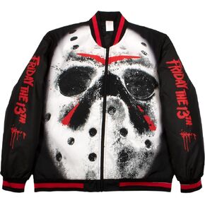 وارنر بروس فرايداي الثالث عشر قناع جيسون فورهيس للرجال والنساء بسحاب سترة فارسيتي in Kuwait