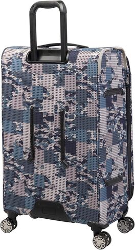 Britbag Eluder 28" Softside Checked 8 Wheel Expandable Spinner Set, Cool Blue Camo in Kuwait