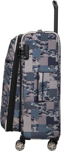 Britbag Eluder 28" Softside Checked 8 Wheel Expandable Spinner Set, Cool Blue Camo in Kuwait