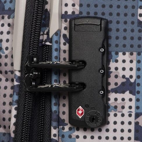 Britbag Eluder 28" Softside Checked 8 Wheel Expandable Spinner Set, Cool Blue Camo in Kuwait