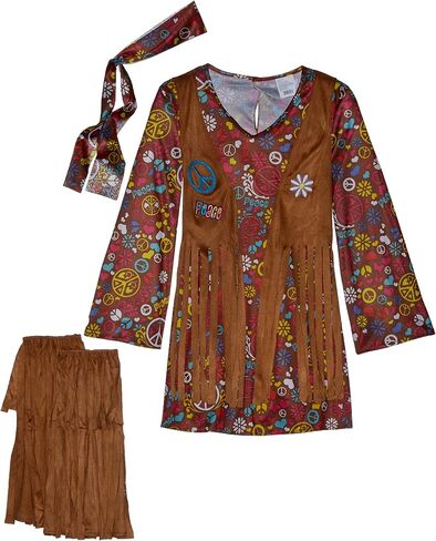 Fun World Girls Peace & Love HippieCostume in Saudi Arabia