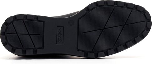 أحذية Vodvob النسائية للكاحل بكعب عريض وأحذية طويلة مرنة بمنصة تشيلسي سهلة الارتداء ونعل عريض in Kuwait