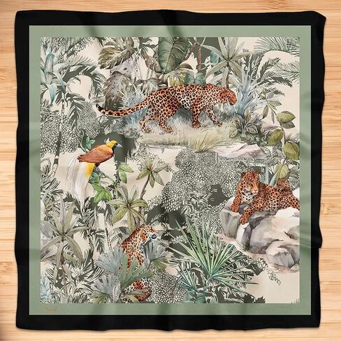 dscarf Womens Neck Scarf 21"x21" Small Square | Headband Scarf Ethnic Bandana Head Scarf Flowering Breathable Lightweight in Saudi Arabia