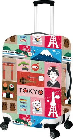 غطاء حماية لأمتعة السفر من برايم وير، غطاء قابل للغسل، مرونة عالية (طوكيو كبير) in Kuwait