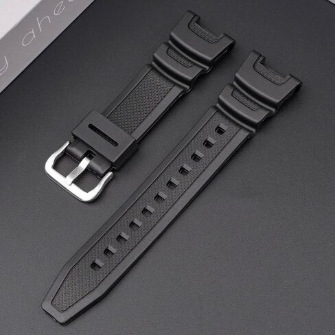 Resin Watch Strap for Casio SGW-100 Sports Waterproof Rubber Replacement Watch Band in Kuwait