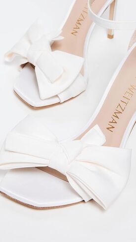 صندل نسائي من Stuart Weitzman Nudistcurve Love Knot مقاس 100 ملم in Saudi Arabia