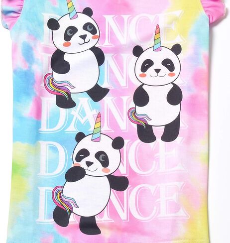 طقم بيجامات للفتيات من Jxstar، قمصان ليلية بأكمام مرفرفة من Unicorn Pjs للأطفال... in Kuwait