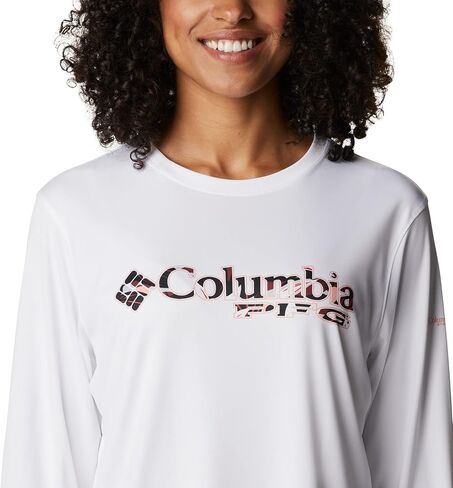 Columbia Women's Tidal Tee PFG Stacked Logo Ls in Saudi Arabia