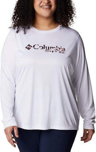 Columbia Women's Tidal Tee PFG Stacked Logo Ls in Saudi Arabia