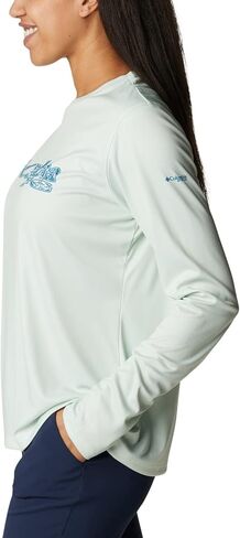 Columbia Women's Tidal Tee PFG Stacked Logo Ls in Saudi Arabia