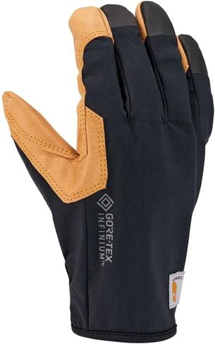 Carhartt Men's Gore-Tex Infinium Synthetic Grain Leather Secure Cuff Glove, Black Barley, Small in Saudi Arabia
