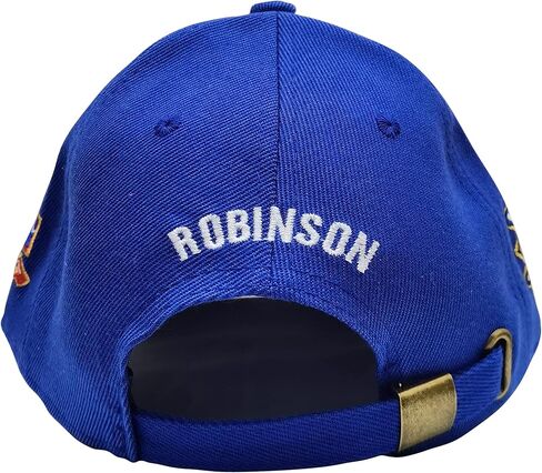 Kaleid 42# Robinson Baseball Caps for Men Adjustable Dad Hat with Day 50th Patch for Women Sports Outdoor Indoor Embroidered Blue, Blue, 7-7 5/8 in Kuwait