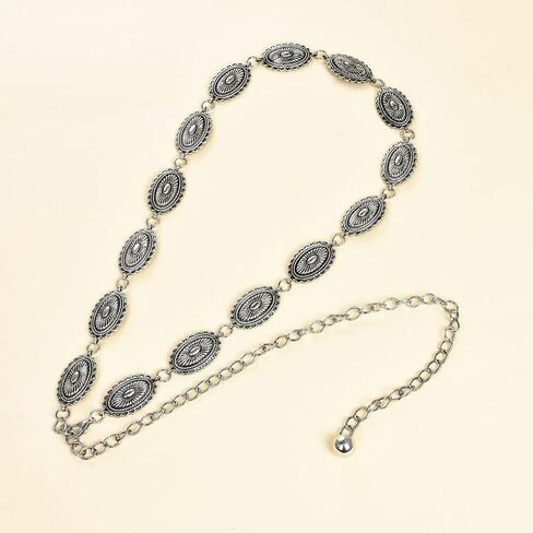 Luvatar Fashion Metal Waist Chain Belt Blouse Dress Sweater Chain Belt… in Saudi Arabia