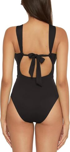 BECCA womens Color Code Convertible Bandeau One Piece Swimsuit, Asymmetrical Straps, Bathing Suits for Women in Kuwait