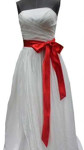 Wedding satin sash belt for special occasion dress bridal sash in Saudi Arabia