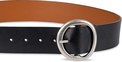 Sam Edelman Women's Two-in-One Reversible Center Bar Buckle Belt, Black Centerbar, Small in Saudi Arabia