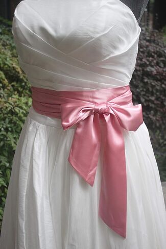 Wedding satin sash belt for special occasion dress bridal sash in Saudi Arabia