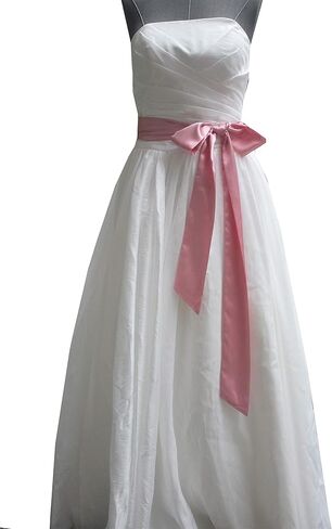 Wedding satin sash belt for special occasion dress bridal sash in Saudi Arabia