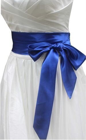 Wedding satin sash belt for special occasion dress bridal sash in Saudi Arabia
