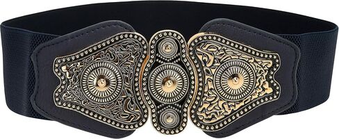 BlackButterfly واسعة مرنة تمتد خمر حزام مشبك الرجعية العتيقة in Kuwait
