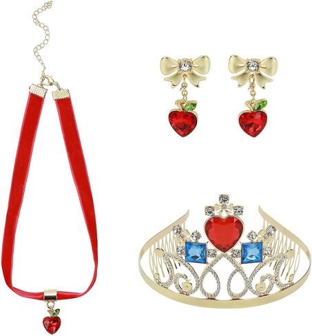 Bioworld Snow White 3-Piece Cosplay Set With Crown, Earrings, and Choker in Saudi Arabia