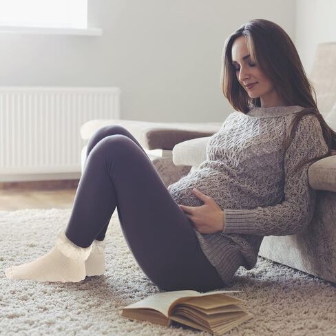 NOVAYARD 3 Pairs Non Slip Thermal Socks Hospital Slipper Socks Warm Grip Cozy Wool socks Women Men in Kuwait