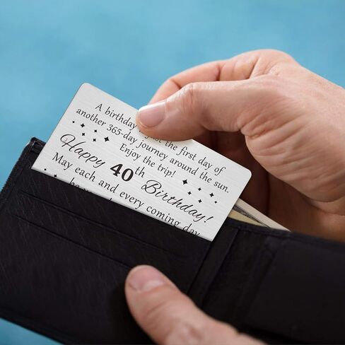 16th Birthday Card 16 Birthday Gifts for Boys Girls - 16 Year Old Birthday Engraved Wallet Card Insert in Kuwait