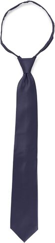 Umo Lorenzo Mens Zipper Tie - Solid Color Black Red and Navy Zipper Tie in Saudi Arabia