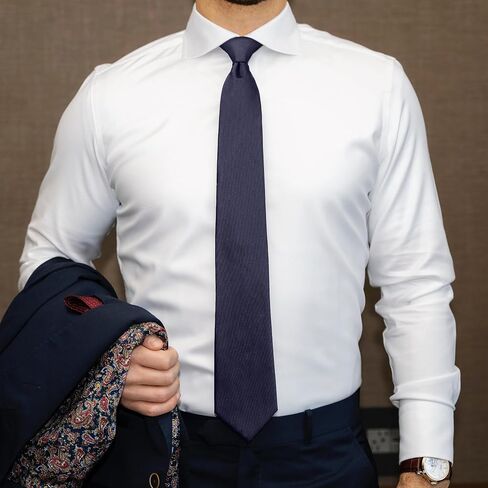 Umo Lorenzo Mens Zipper Tie - Solid Color Black Red and Navy Zipper Tie in Saudi Arabia