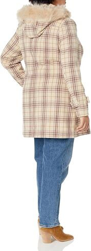 City Chic Women's Apparel Womens Avenue Plus Size Coat Wonder Check Coat in Saudi Arabia