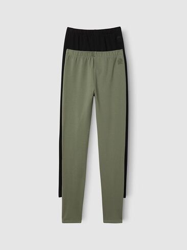 happy nation Girls 2 Pack Cotton Leggings in Saudi Arabia